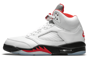 DA1911-102 Air Jordan 5 Retro Fire Red Silver Tongue (2020)