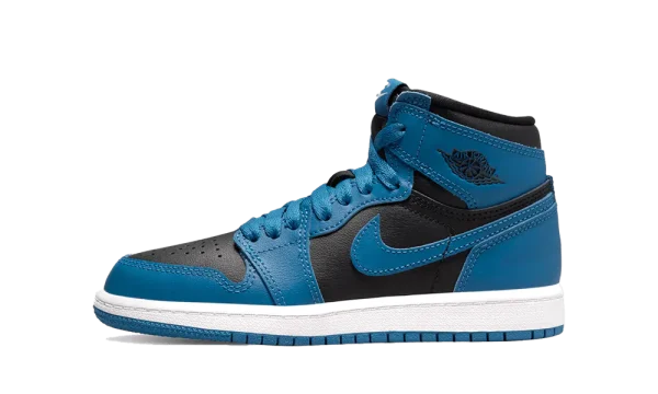 AQ2664-404 Air Jordan 1 Retro High OG Dark Marina Blue (PS)