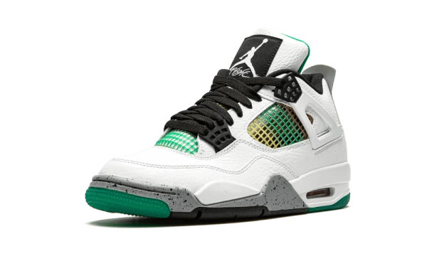 AQ9129-100 Air Jordan 4 Retro Lucid Green Rasta (W)