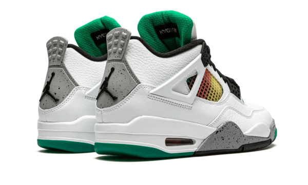 AQ9129-100 Air Jordan 4 Retro Lucid Green Rasta (W)