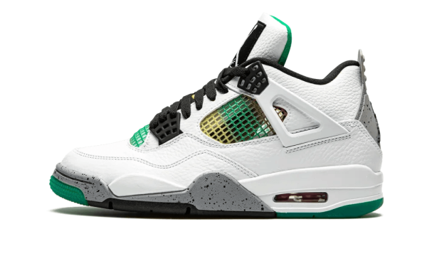 AQ9129-100 Air Jordan 4 Retro Lucid Green Rasta (W)