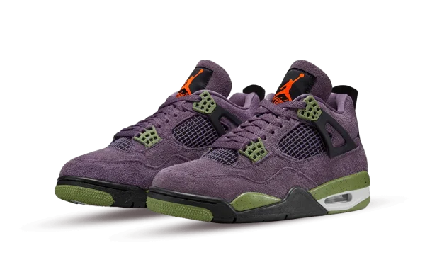 AQ9129-500 Air Jordan 4 Retro Canyon Purple (W)