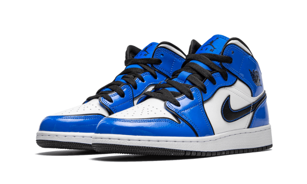 BQ6931-402 Air Jordan 1 Mid Signal Blue (GS)