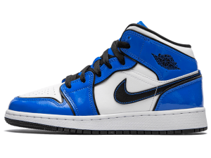 BQ6931-402 Air Jordan 1 Mid Signal Blue (GS)