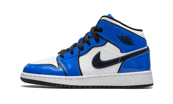 BQ6931-402 Air Jordan 1 Mid Signal Blue (GS)