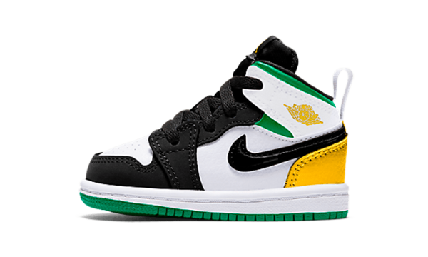 BQ6933-101 Air Jordan 1 Mid SE White Laser Orange Lucky Green (TD)