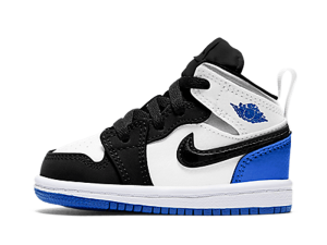 BQ6933-102 Air Jordan 1 Mid SE White Black Royal (TD)