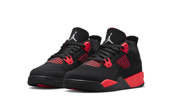 BQ7669-016 Air Jordan 4 Retro Red Thunder (PS)