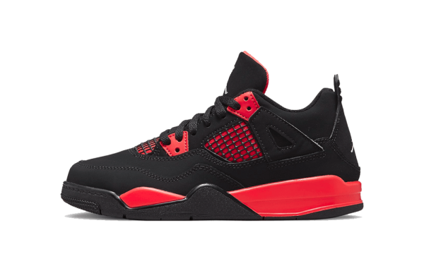 BQ7669-016 Air Jordan 4 Retro Red Thunder (PS)