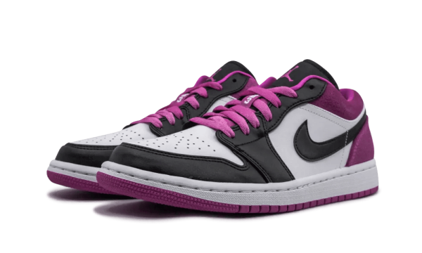 CK3022-005 Air Jordan 1 Low Black Active Fuchsia