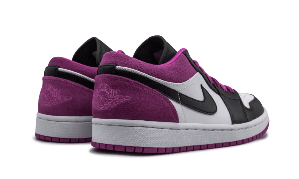 CK3022-005 Air Jordan 1 Low Black Active Fuchsia