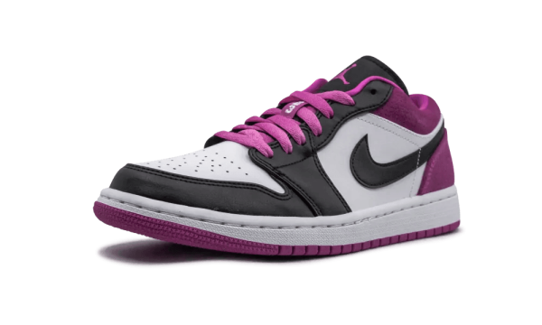 CK3022-005 Air Jordan 1 Low Black Active Fuchsia