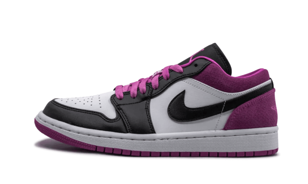 CK3022-005 Air Jordan 1 Low Black Active Fuchsia