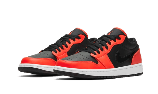 CK3022-008 Air Jordan 1 Low SE Black Turf Orange