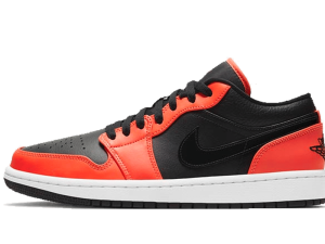 CK3022-008 Air Jordan 1 Low SE Black Turf Orange