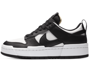 CK6654-102 Nike Dunk Low Disrupt Black White (W)