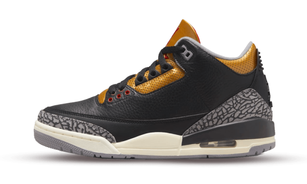 CK9246-067 Air Jordan 3 Retro Black Cement Gold