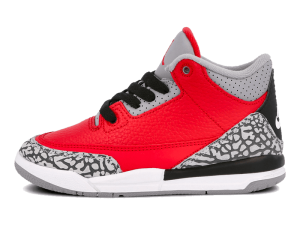 CQ0487-600 Air Jordan 3 Retro SE Fire Red (PS)