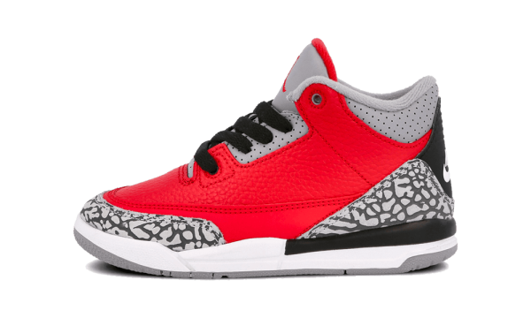 CQ0487-600 Air Jordan 3 Retro SE Fire Red (PS)