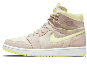 CT0979-200 Air Jordan 1 High Zoom Air CMFT Fossil Lemon Twist