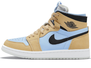 CT0979-400 Air Jordan 1 High Zoom Air CMFT Psychic Blue Sesam