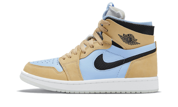 CT0979-400 Air Jordan 1 High Zoom Air CMFT Psychic Blue Sesam