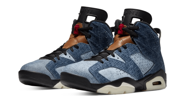 CT5350-401 Air Jordan 6 Washed Denim