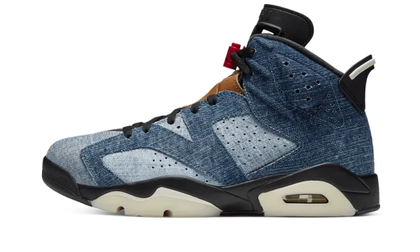 CT5350-401 Air Jordan 6 Washed Denim