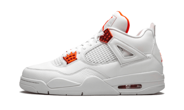 CT8527-118 Air Jordan 4 Retro Metallic Orange