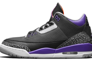 CT8532-050 Air Jordan 3 Retro Black Court Purple