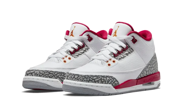 CT8532-126 Air Jordan 3 Retro Cardinal Red