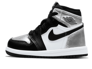 CU0450-001 Air Jordan 1 Retro High Silver Toe (TD)