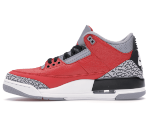 CU2277-600 Air Jordan 3 Retro Fire Red Cement (Nike Chi)