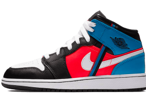 CV4891-001 Air Jordan 1 Mid Tri Colour Ribbons