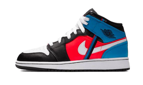 CV4891-001 Air Jordan 1 Mid Tri Colour Ribbons