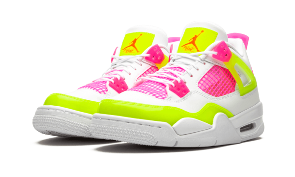 CV7808-100 Air Jordan 4 Retro White Lemon Pink (GS)