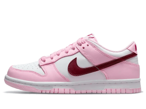 CW1590-601 Nike Dunk Low Pink Foam Dark Beetroot (GS)