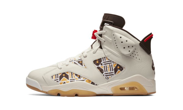 CZ4152-100 Air Jordan 6 Retro Quai 54 Sail Brown (2020)