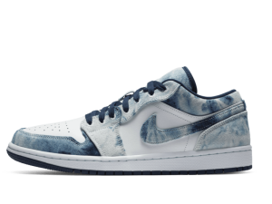 CZ8455-100 Schneller Versand Air Jordan 1 Low Washed Denim