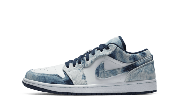 CZ8455-100 Schneller Versand Air Jordan 1 Low Washed Denim