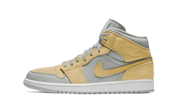 DA4666-001 Air Jordan 1 Mid Mixed Textures Yellow