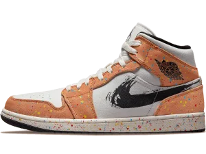 DA8005-100 Air Jordan 1 Mid Brushstroke