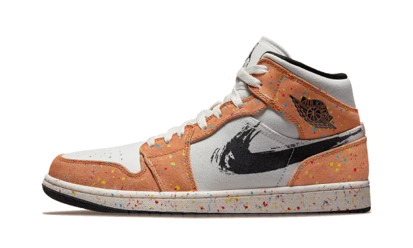 DA8005-100 Air Jordan 1 Mid Brushstroke