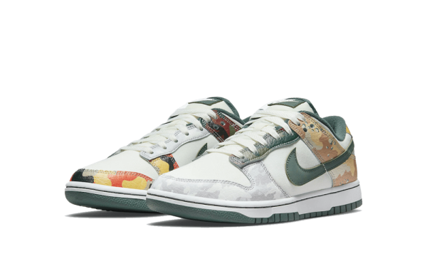 DB1909-100 Nike Dunk Low Sail Multi-Camo (GS)