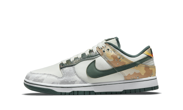 DB1909-100 Nike Dunk Low Sail Multi-Camo (GS)