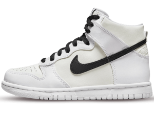 DB2179-108 Nike Dunk High Summit White Black Panda (GS)