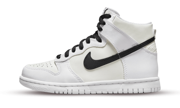 DB2179-108 Nike Dunk High Summit White Black Panda (GS)