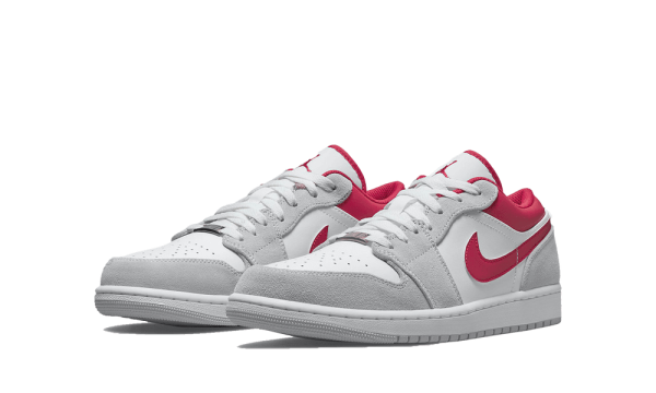 DC6991-016 Air Jordan 1 Low SE Light Smoke Grey Gym Red