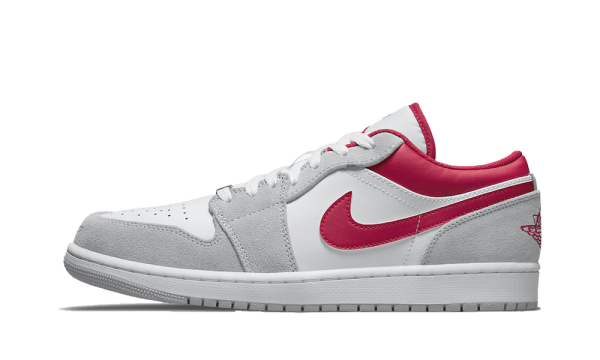 DC6991-016 Air Jordan 1 Low SE Light Smoke Grey Gym Red