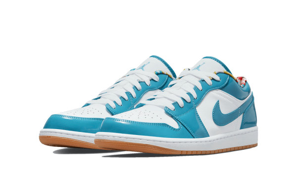 DC6991-400 Air Jordan 1 Low SE Barcelona Cyber Teal